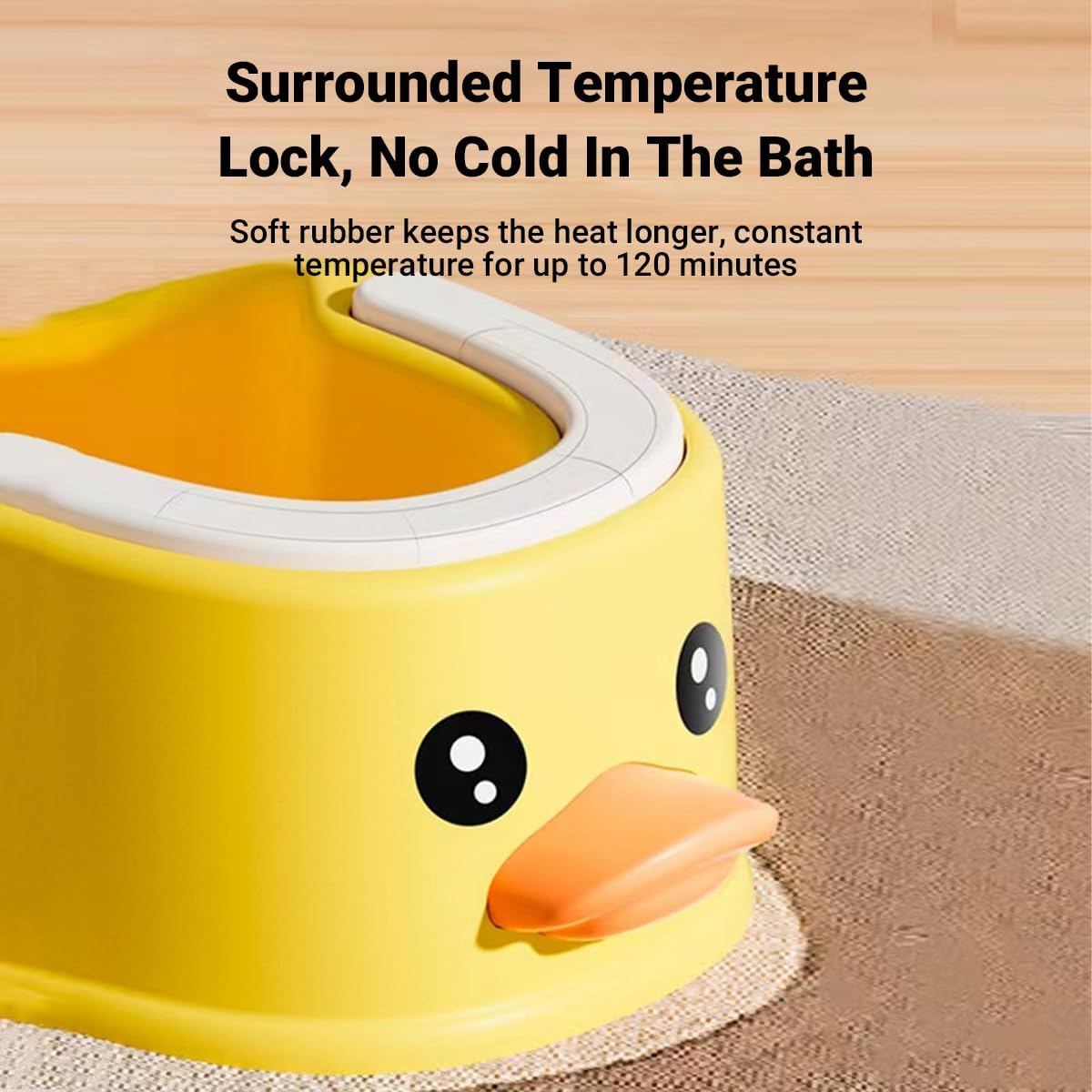 AIMALL Pet Bath Basin, Duck-Themed Cat and Dog Bathing Tub, Non-Slip Sturdy Design, Easy to Clean, Dimensions: 17.3In Length X 12.4In Width X 6.2In Height - Pink image number 7