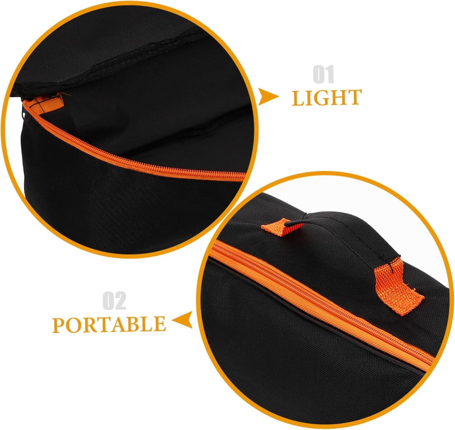 INOOMP Outdoor Grill Tool Storage Bag BBQ Tool Storage Handle Portable BBQ Grill Grill Camping Utensil Bag image number 1