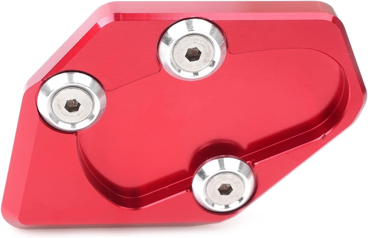 KANGYEBAIHUODIAN Motorcycle Kickstand Foot Side Stand Extension Pad Support Plate Fit for Yamaha T-MAX 530 2015 2016 Tmax530 Aluminum Alloy (Color : Red) image number 2