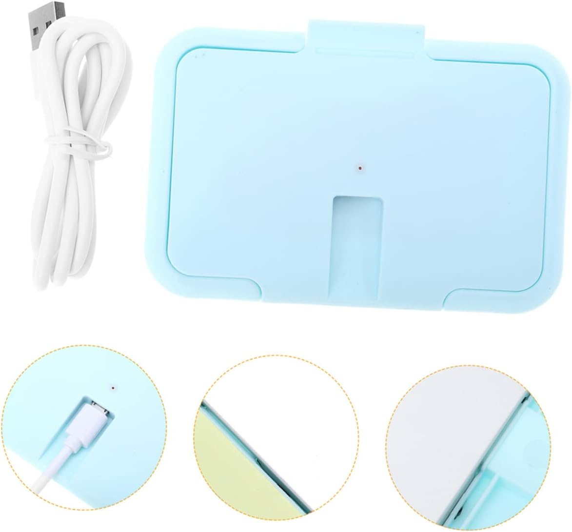 2Pcs Wipe Warmer Portable Travel Heater for Newborn Constant Temperature Wet Tissue Heater