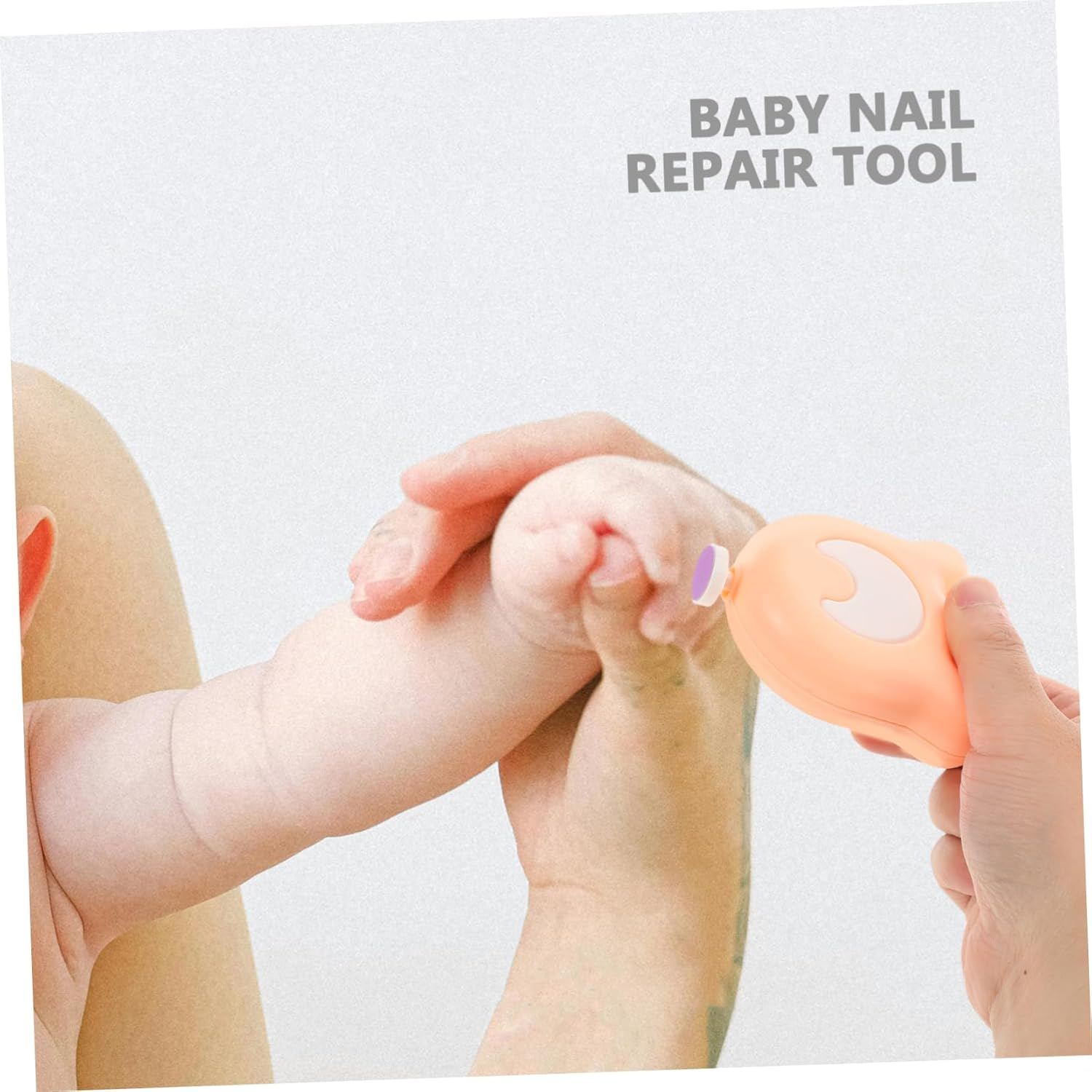 SAFIGLE Nail Polisher Electric Nail Grooming Kit for Boys and Girls Newborn Safe Clippers image number 5