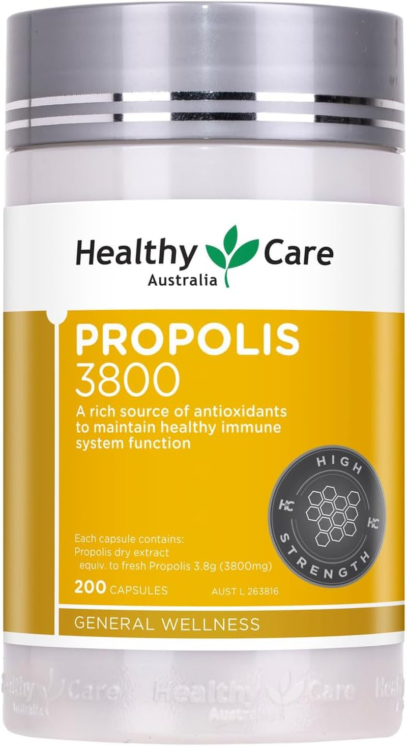 Healthy Care Propolis 3800 200 Capsules image number 2
