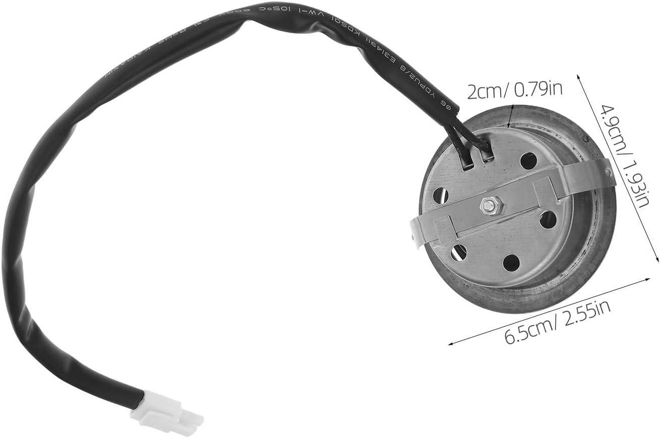 COHEALI 2Pcs Range Hood Light: round Led Bulbs for Range Hood Light Replacement 12V Kitchen over Stove Lighting for Home Hotel and Restaurants image number 3