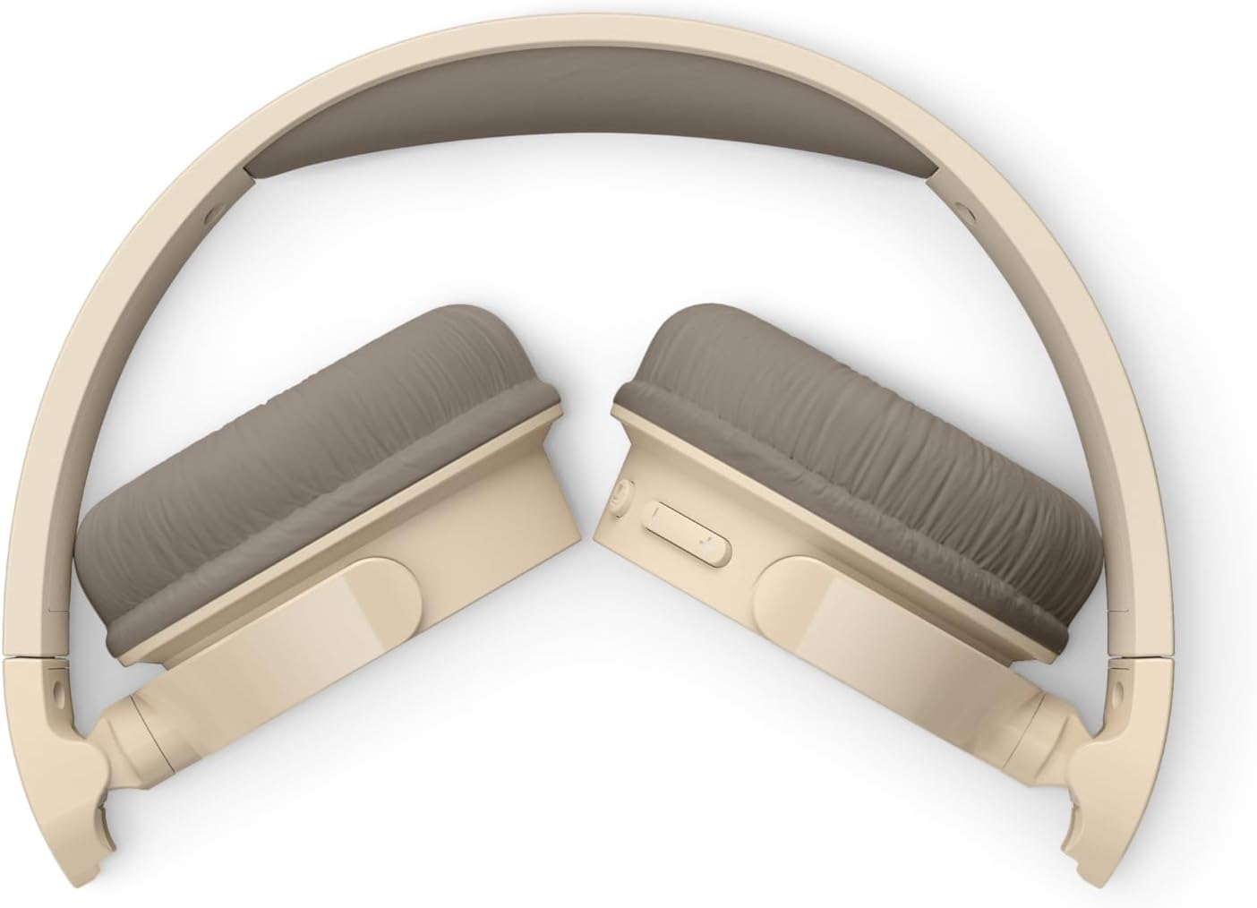 PHILIPS TAH3209BG Lightweight On-Ear Wireless Bluetooth Headphones with Passive Noise Isolation - 25 Hours Playtime, Clear Calls, Dynamic Bass, 2 Hours USB-C Charging - Beige