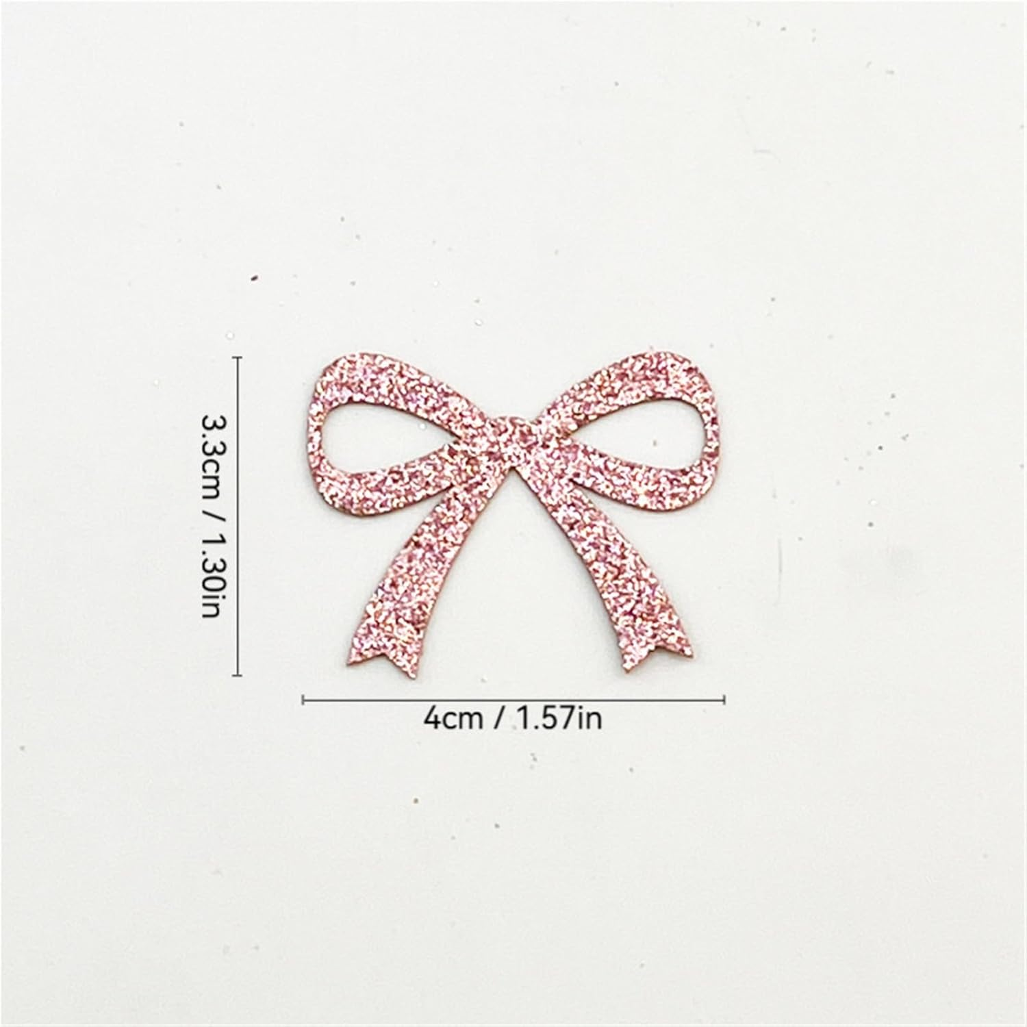 Glitter Pink Bow Party Confetti Double-Sided Sprinkles Suitable for Parties, Birthday Decorations, Weddings image number 4