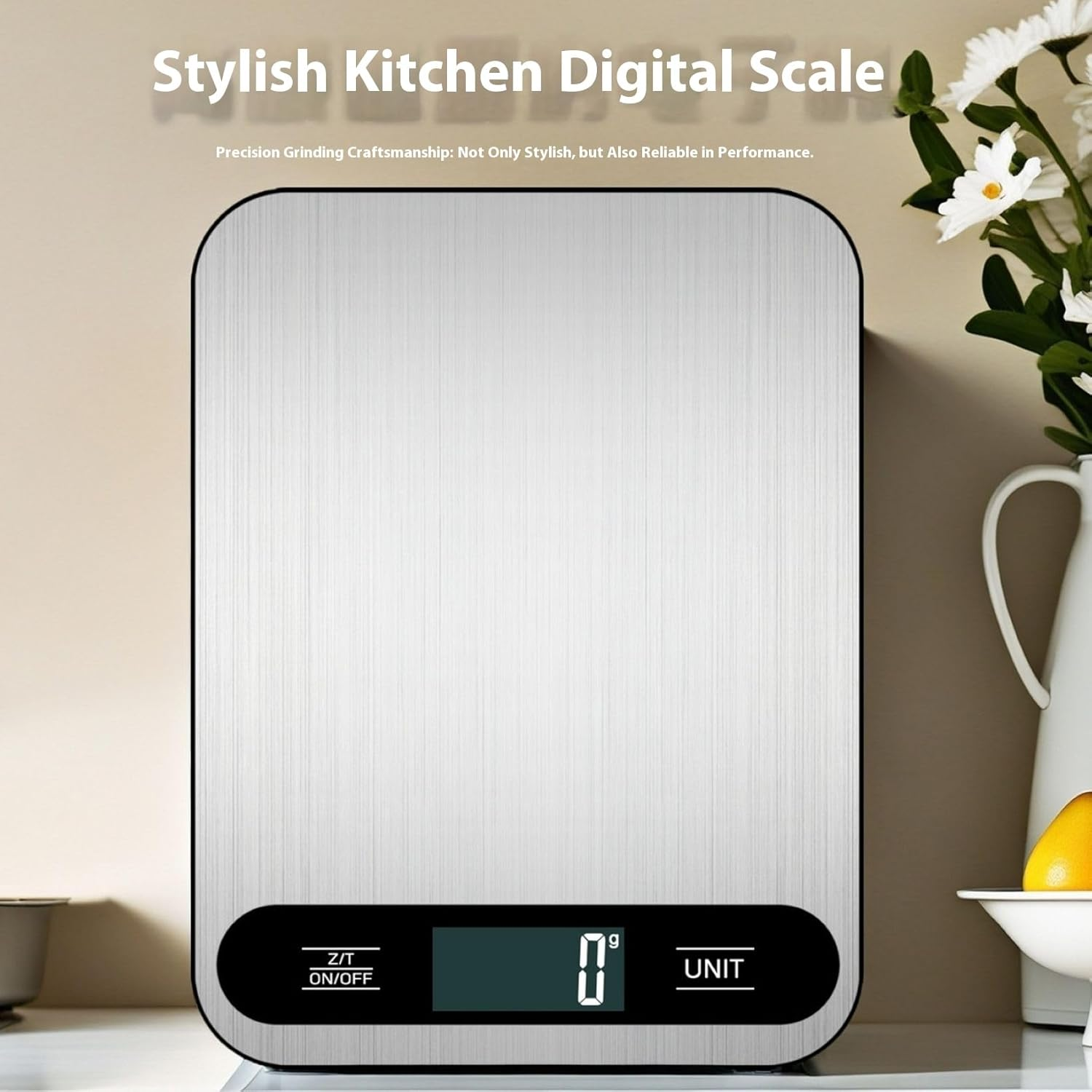 Kitchen Digital Scales - 10Kg Smart Rechargeable Food Scale with Precision Measurement Rechargeable/Power/Battery Triple Power Options image number 5