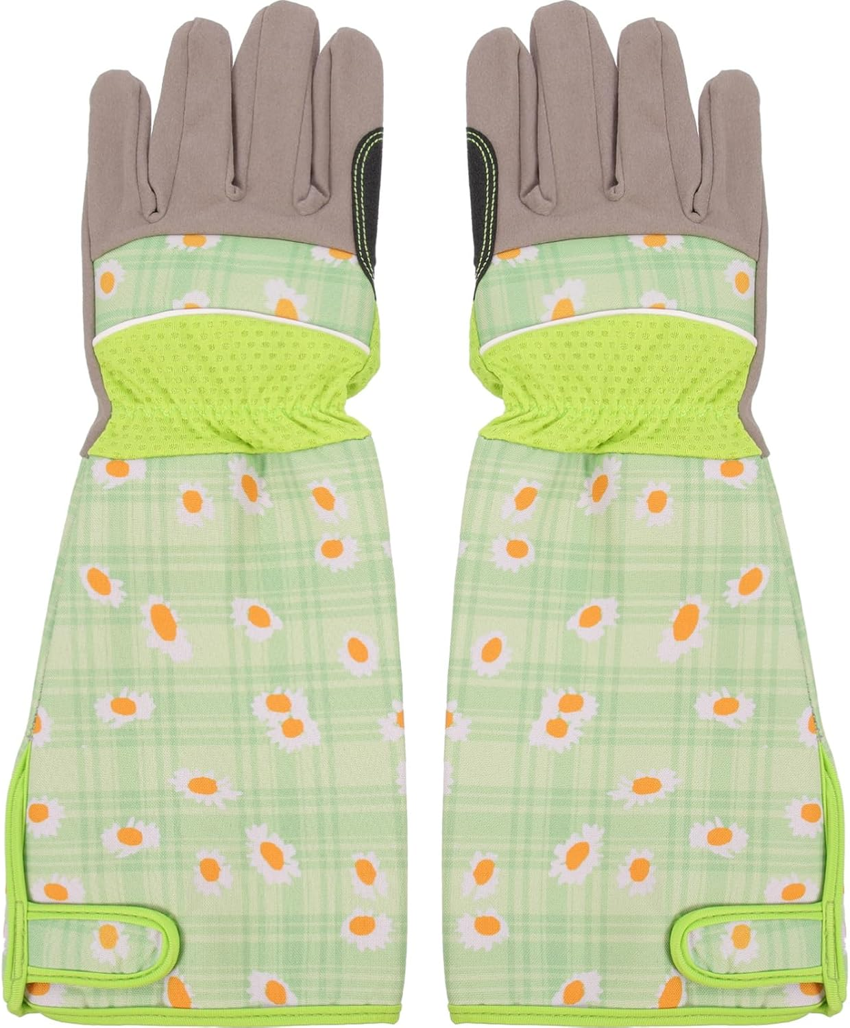 PHENOFICE Long Gardening Gloves for Women Tough Handling Gloves Food Grade Thorn-Resistant Indoor Outdoor Gardening Tools image number 6