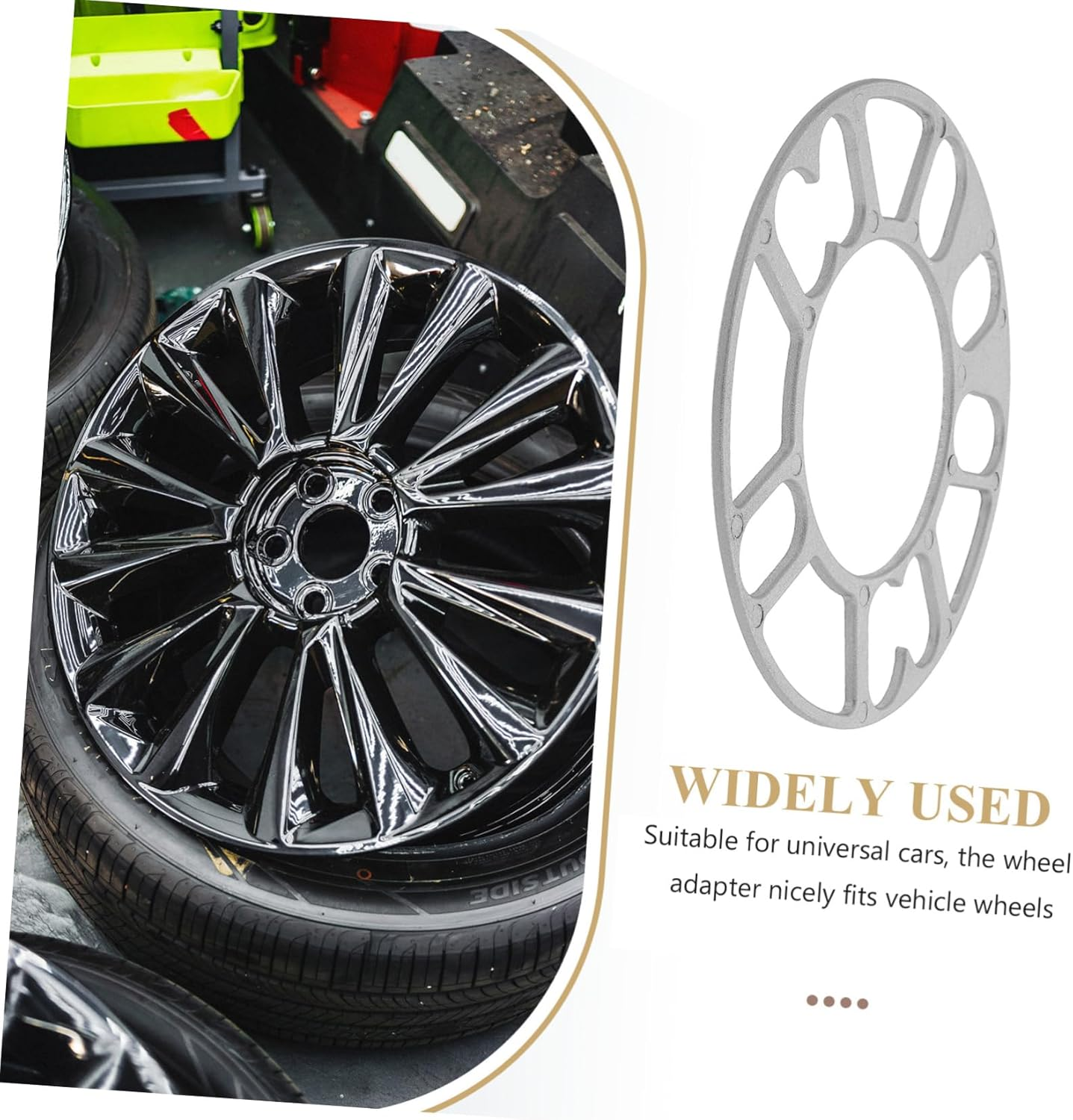 VINTORKY Automotive Wheel Spacer Adapter Hub for Cars Aluminum Tire Spacer for Enhanced Stability and Offroad Performance image number 3