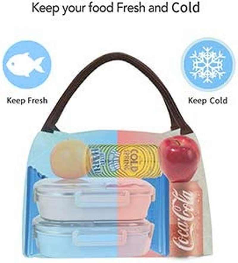 WORLD-BIO Ice Pack Brick Freezer Cool Packs for Lunch Box, Slim, Lightweight, Long-Lasting Reusable for Lunch Cooler Bag, Thin Lunchbox Cold Pack Blocks for Coolers Canned Beer Keep Food Fresh 6 Packs