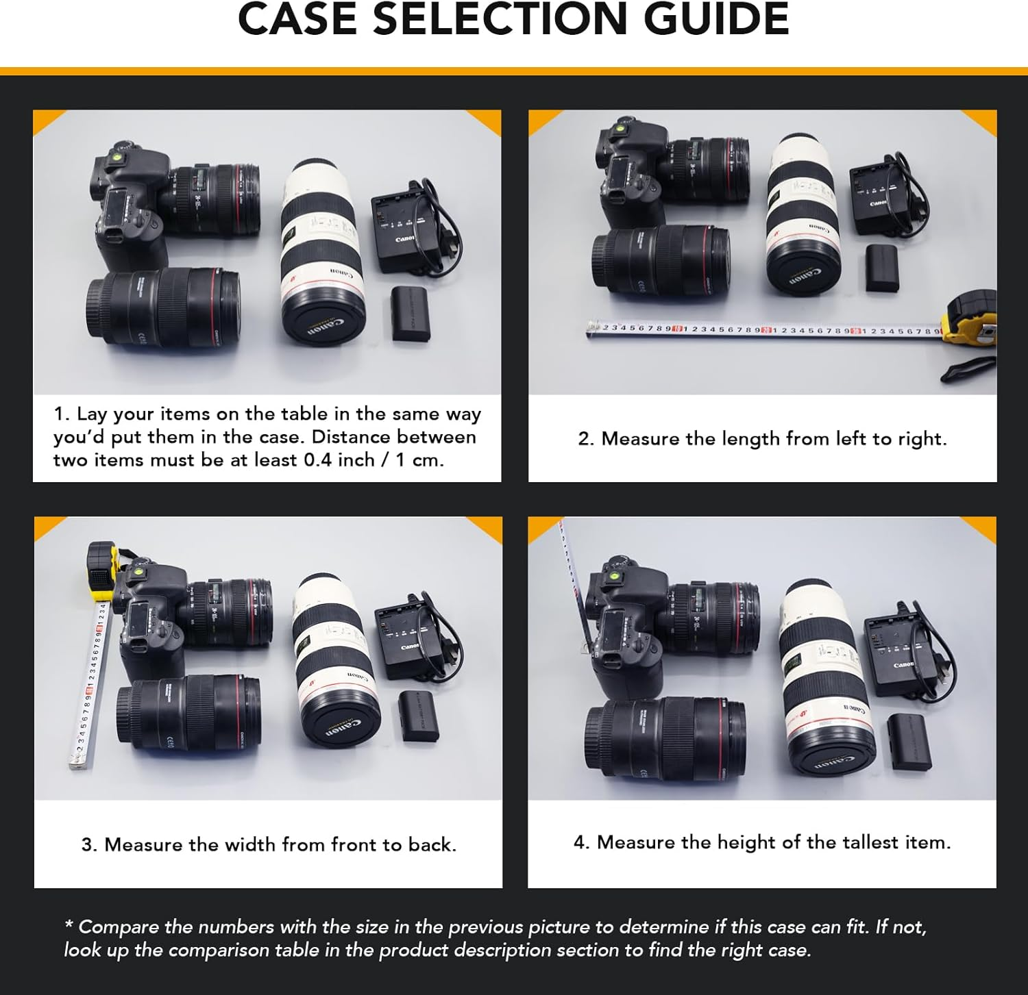 Lykus HC-2810 Waterproof Hard Case with Customisable Foam, Interior Size28.4X22.4X10.1 Cm, Suitable for Small Items image number 4