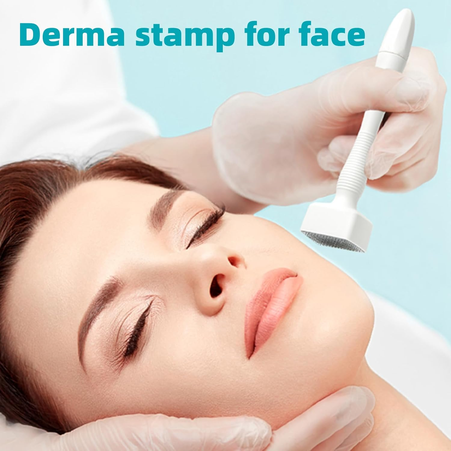 Microneedling Derma Stamp Pen, Dermastamp System, Derma Roller Alternative, at Home Skin Care Tool, 0.25Mm image number 1