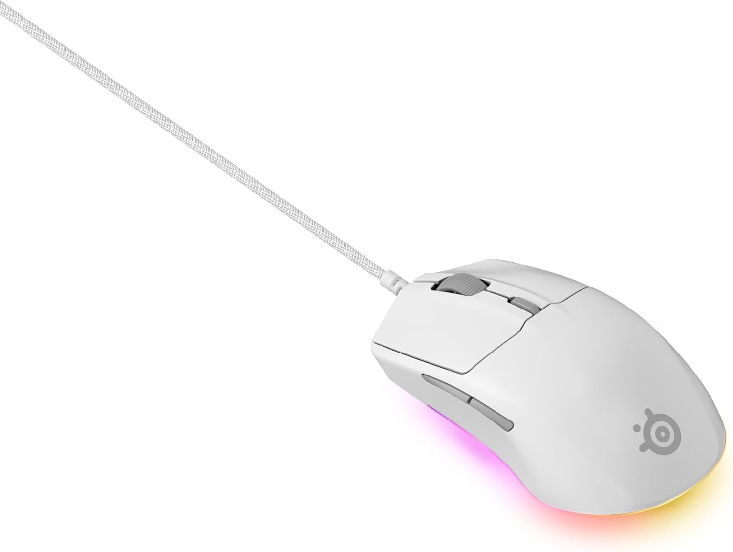 Steelseries Rival 3 Wired Gen 2 Gaming Mouse, White