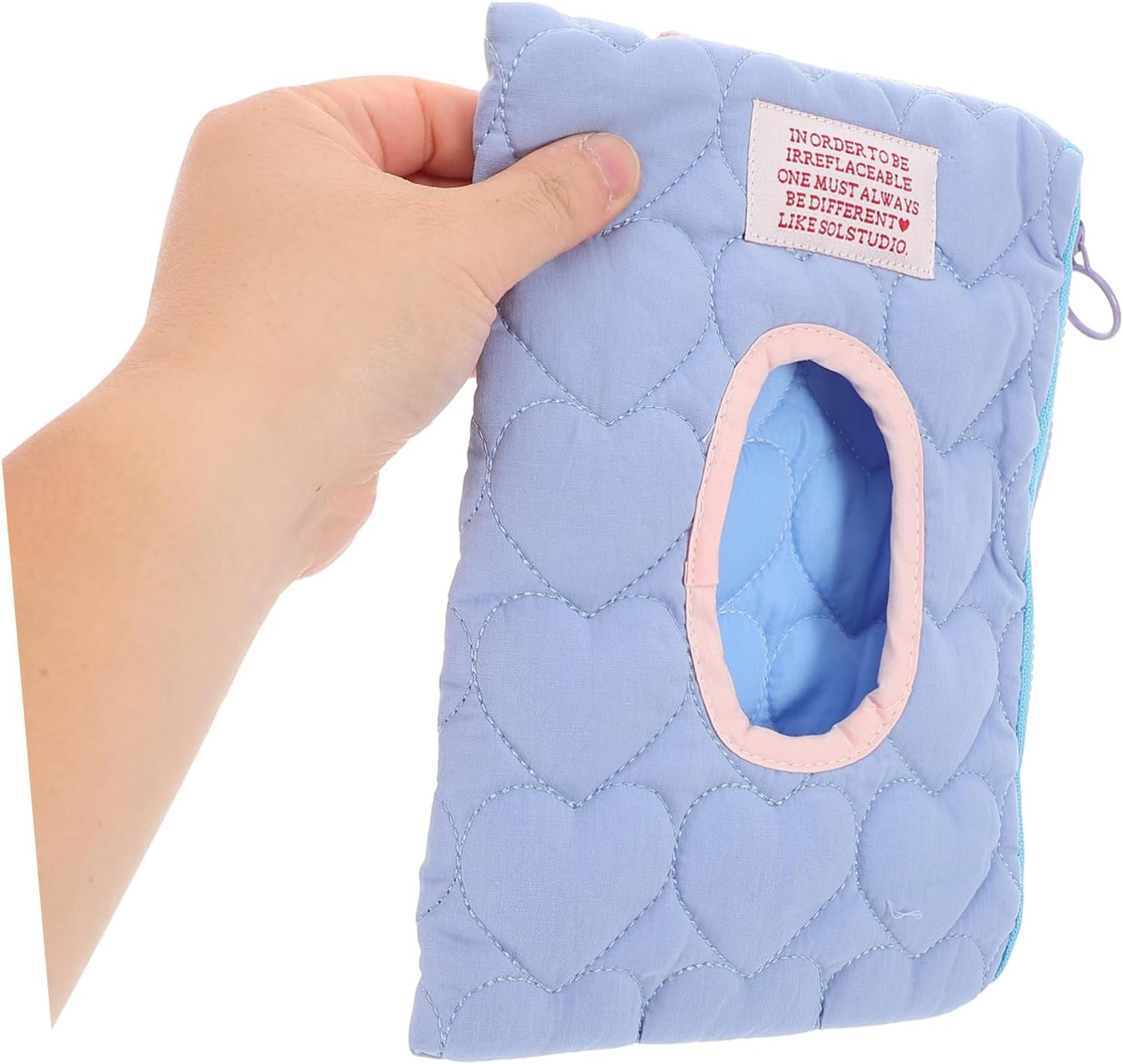 UPKOCH Wet Tissue Box Refillable Wipes Dispenser Hand Wipes Holder Travel Stroller Organizer Soft Tear-Resistant Material image number 5