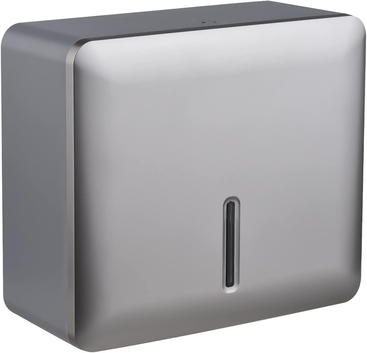 Domary Wall Mount Paper Towel Dispenser Multifold Hand Towel Tissue Holder with Key Lock for Bathroom Kitchen Bedroom