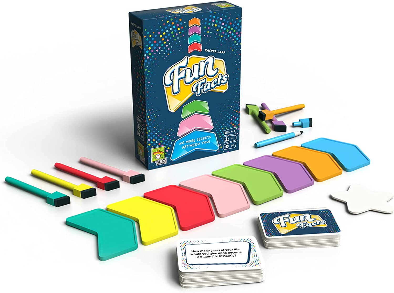 Repos Production Repos | Fun Facts | Party Game | Ages 8+ | 4-8 Players | 30 Minutes Playing Time image number 1