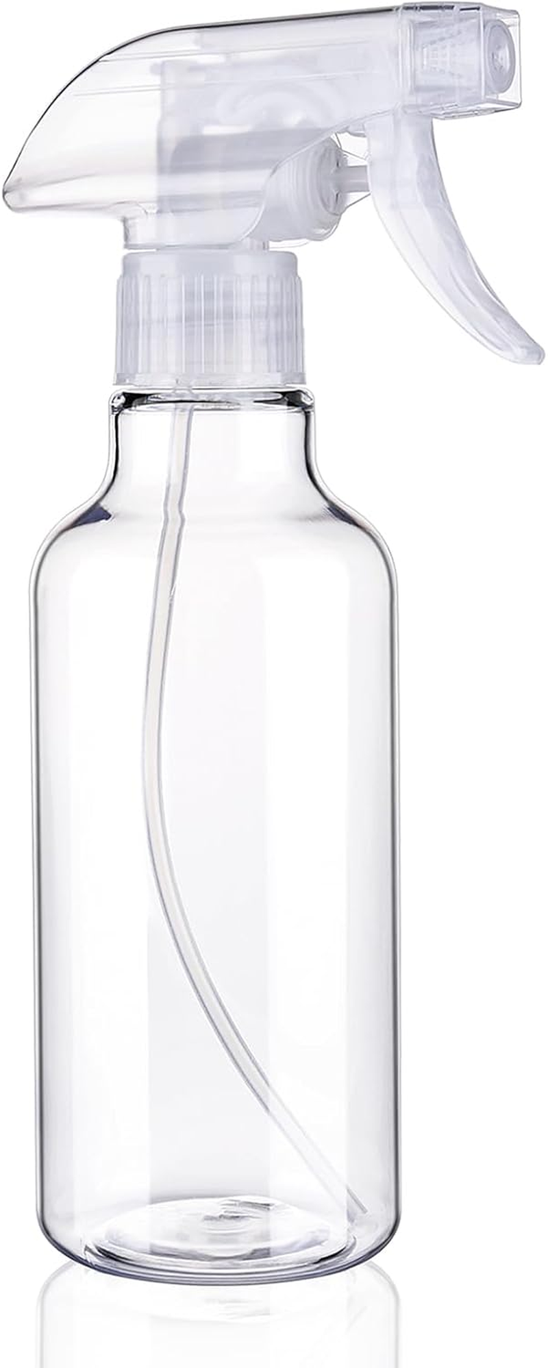 Hethyo Spray Bottles 16.9Oz Plastic Spray Bottle for Hair Mist/Stream Heavy Duty Empty Spray Bottles for Cleaning Solutions, Plants (16.9Oz-Clear)