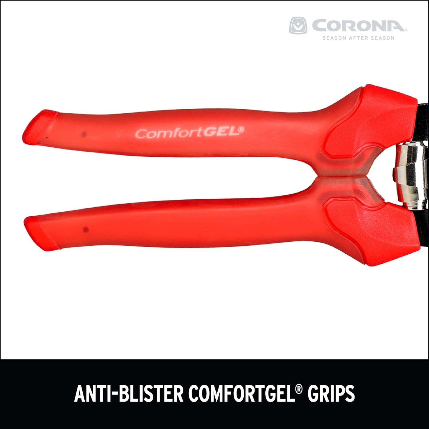 Corona AP 3334 Non-Stick Steel Comfortgel Anvil Hand Pruner - 3/4 Inch Cut Capacity Stem and Branch Garden Shears, Red image number 4