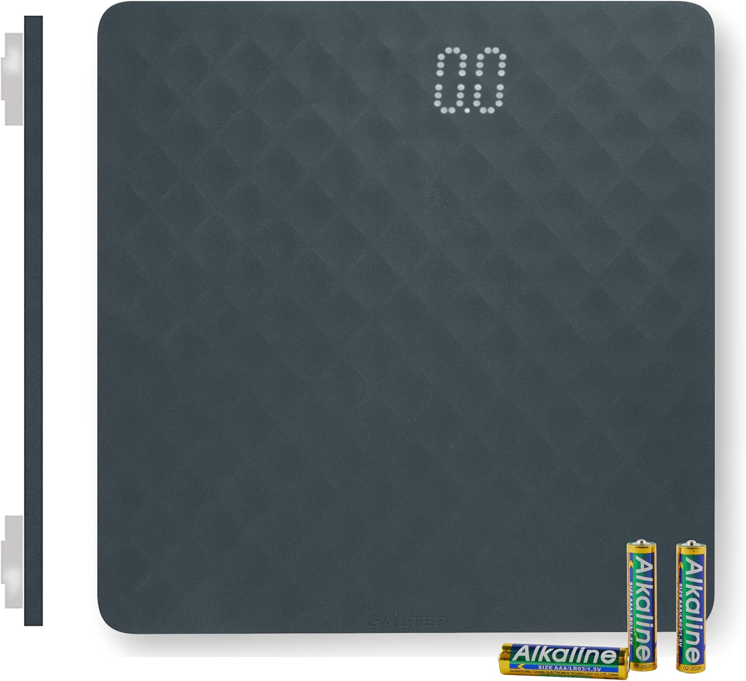 Salter Splash Anti-Slip Silicone Bathroom Scale 180Kg, Black image number 4