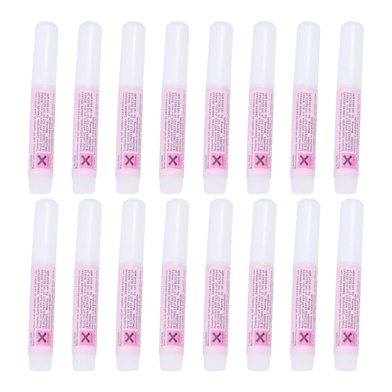 Biudeco 50Pcs Mini Nail Glue 2G Strong Adhesion Nail Bond Glue for Press on Art Tips Manicure Salon Home Use