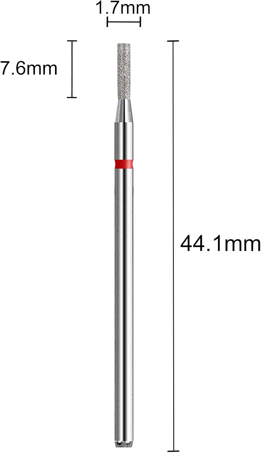 Acycoin2A 2Pcs Safety Cuticle Nail Drill Bits (Model C) image number 1