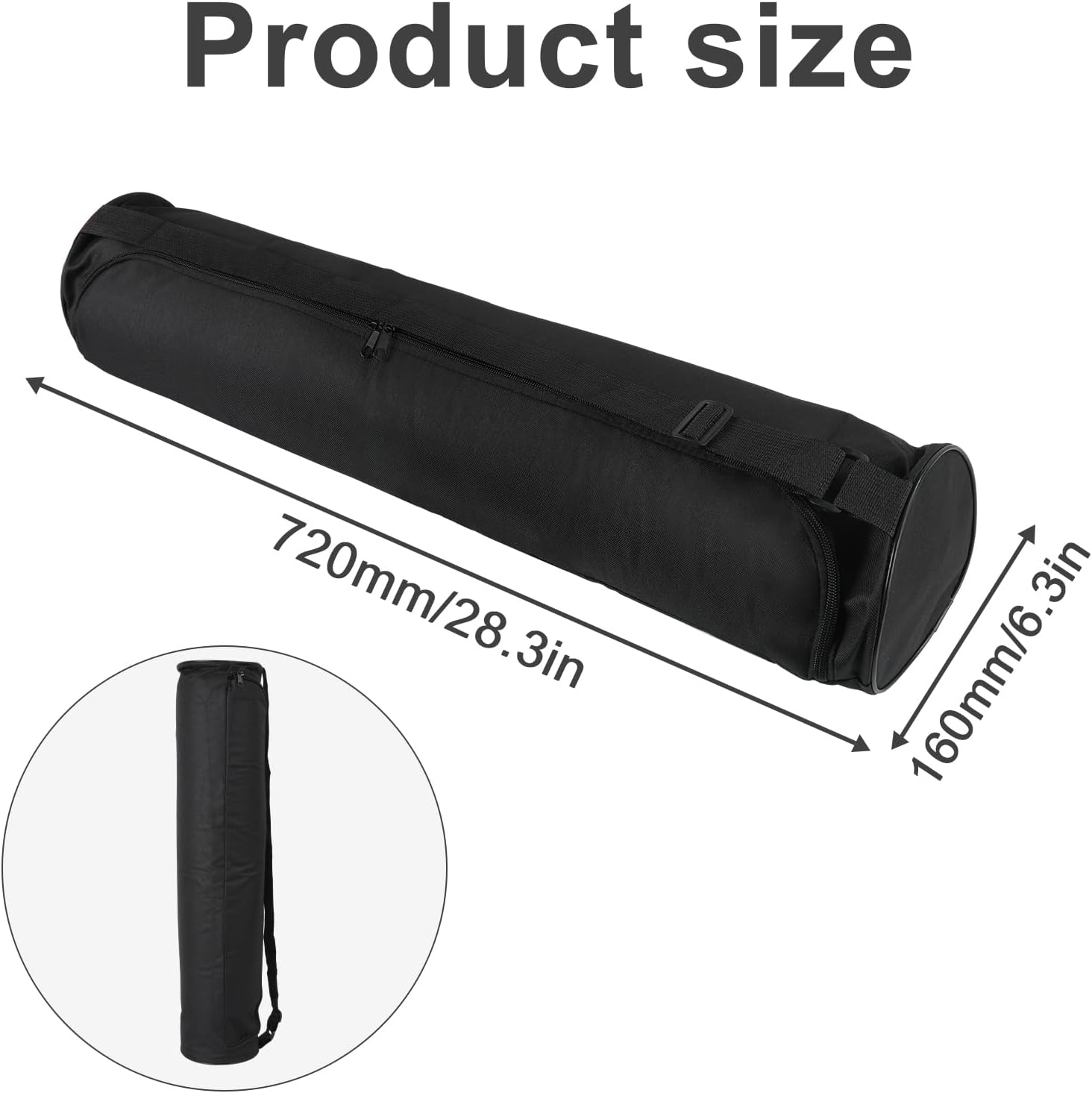 BBQ Tool Storage Bag, Oxford Outdoor Cushion Bag, Black Grill Bag for Accessories, Foldable and Portable Grill Bags for Camping, Hiking, BBQ, Black, Useful, Black, Useful image number 2