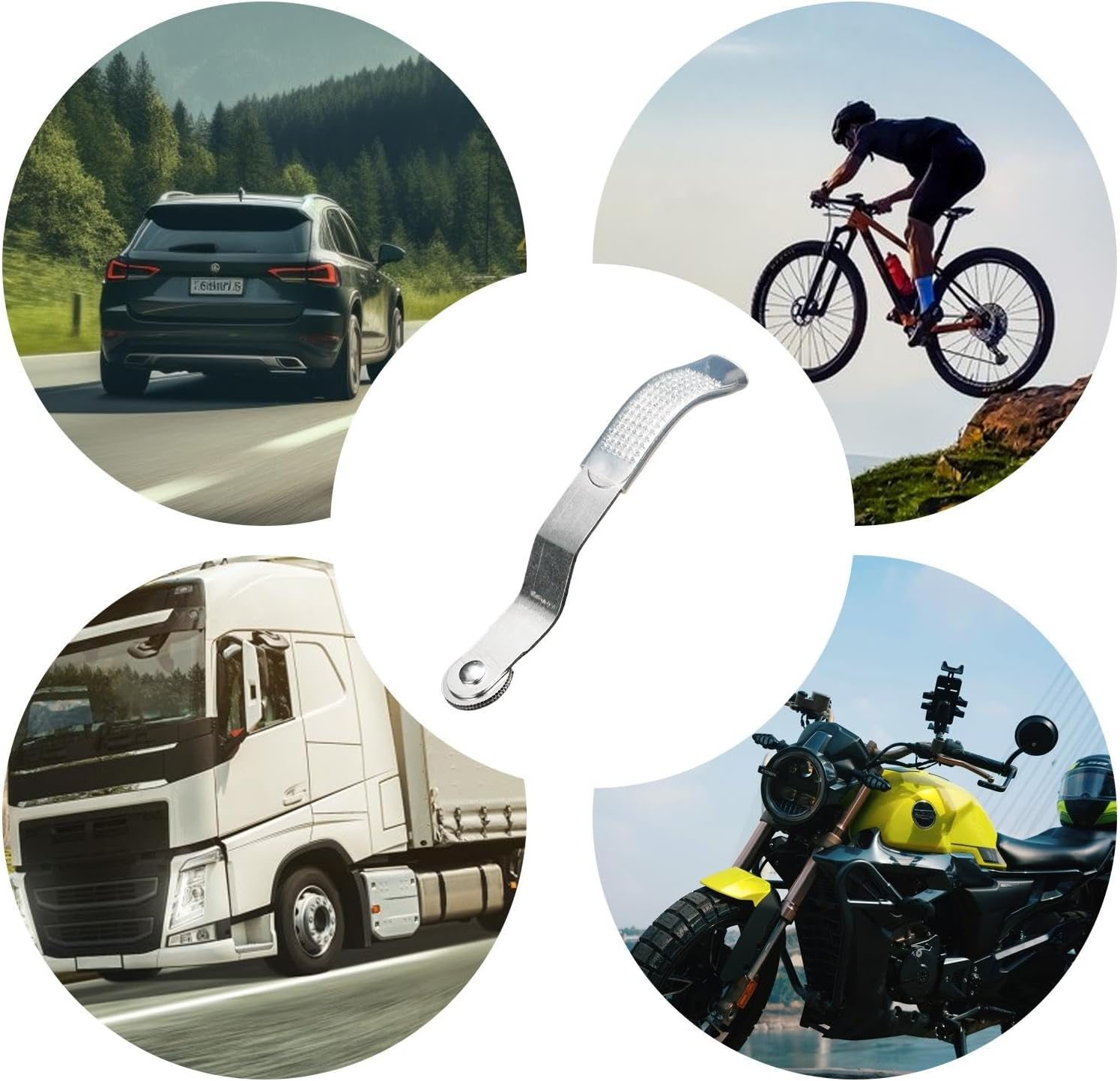 Car Tyre Repair, Tyre Patch Tools - Iron Tyre Scraper for Patch Kit, Tyre Repair Patch Tools, Tyre Inner Lining Scraper, Sanding and Polishing Accessories for Cars, Trucks, SUV image number 5