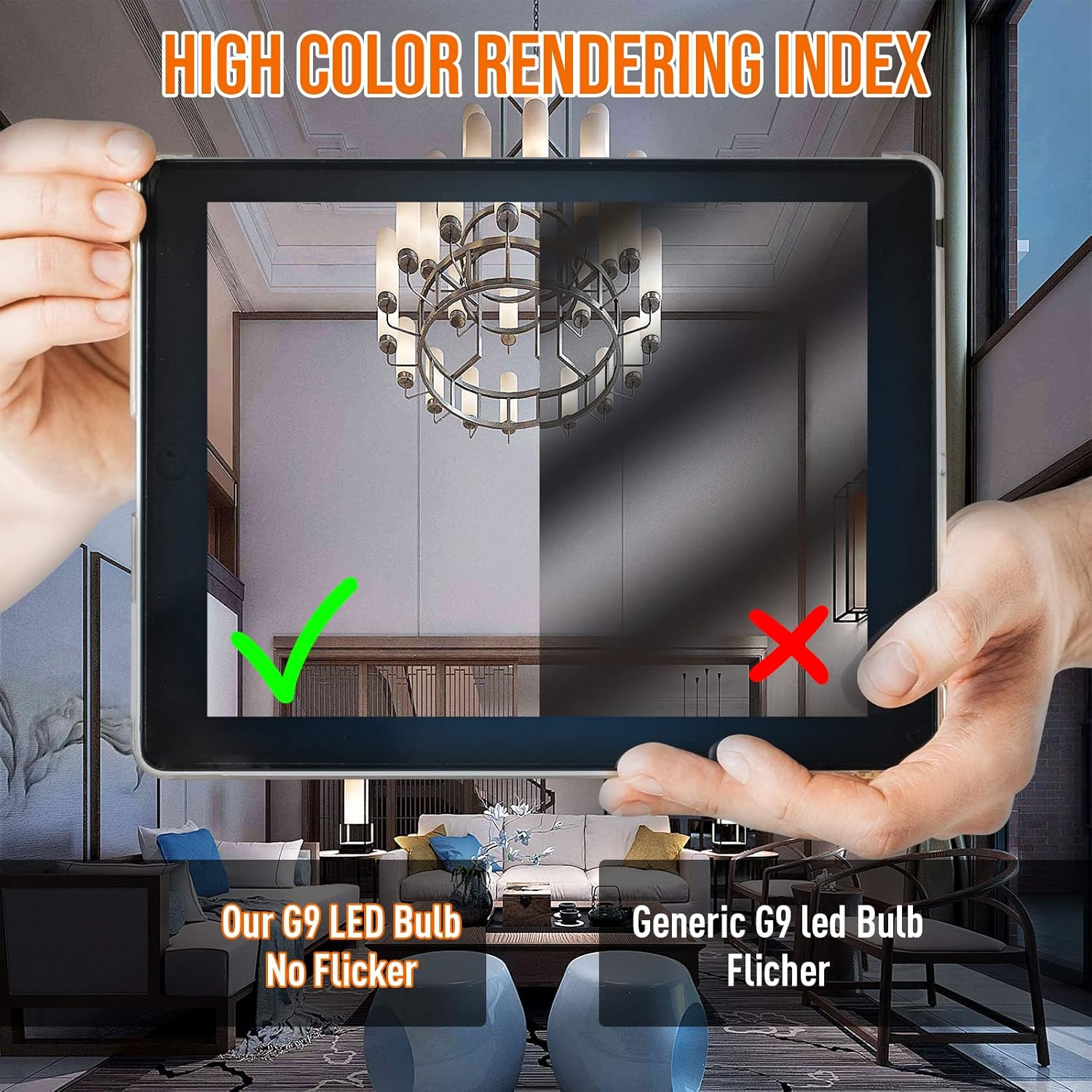 10 Pack G9 LED Bulbs 2W Equivalent to G9 Halogen Bulbs 20W-28W, Warm White 2700K, 360&deg; Beam Angle, AC 220V-240V, CRI 83+, Flicker-Free, Non-Dimmable, Economy - Natural White image number 3