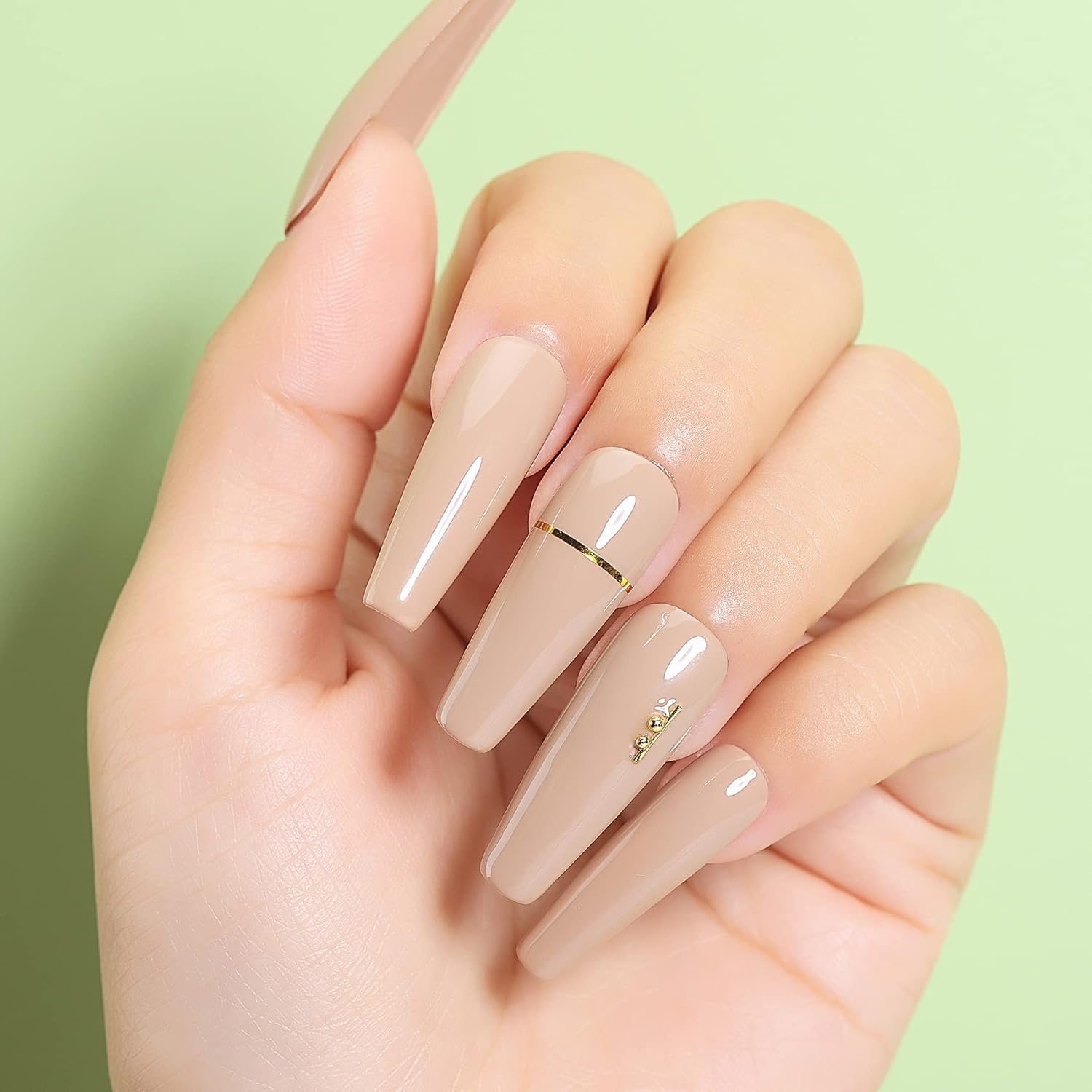 AIMEILI Neutral Colors Gel Nail Polish Soak off U V LED Hema Free Gel Nail Art DIY Gel Nail Manicure Kit Set of 4Pcs X 10Ml - Kit Set 23