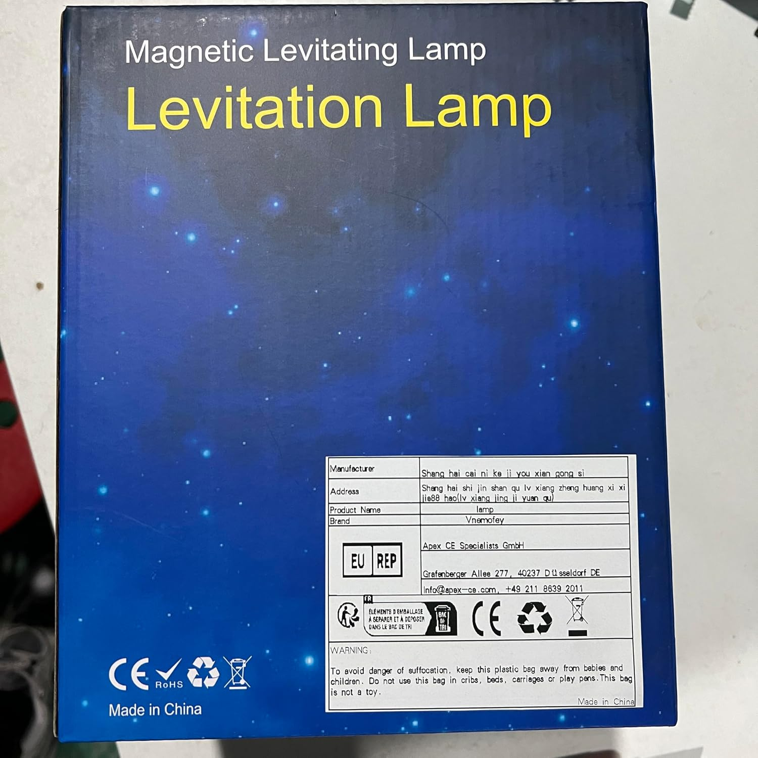 Vnemofey Floating Moon Novelty Lighting 5.9 Inch 3D Printing Night Light with Dimmable Design & Touch Control Base, Romantic Birthday Gifts, Rustic Home Decor image number 3