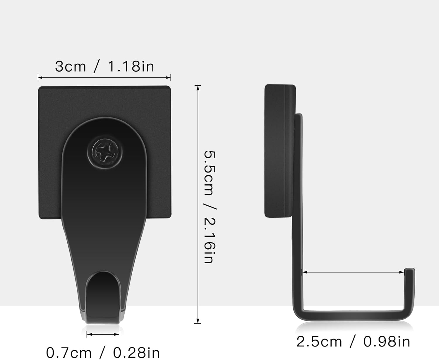 FYY Magnetic Wreath Hanger - 2 Pack Heavy Duty Magnets with Hook for Refrigerator Christmas Decoration Magnetic Hooks for Metal Front Door, Cruise Hook Hanger for Hanging Cabins Grill Coat Sqpattern 1 image number 4