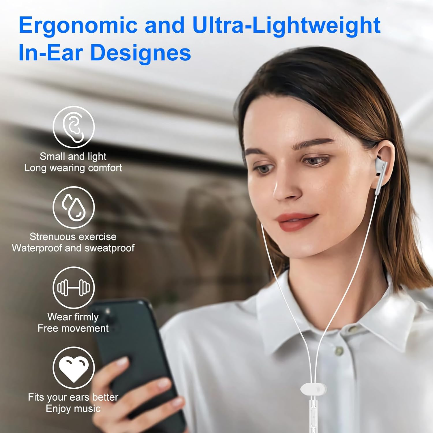 USB C Headphones Wired Earbuds for Iphone 16E/16 Pro Max/16 Pro/16 Plus/16/15,Android Type C Hifi Stereo Earphones Wired with Mic & Volume Control for Samsung Galaxy S25 Edge/S24 Fe,Google Pixel 9/8/7 image number 5