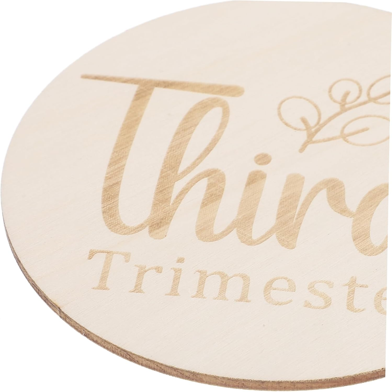 11Pcs Double-Sided Wooden Pregnancy Weekly Milestone Discs Capture Your Growth with Photo Props Showers and Newborn Memories