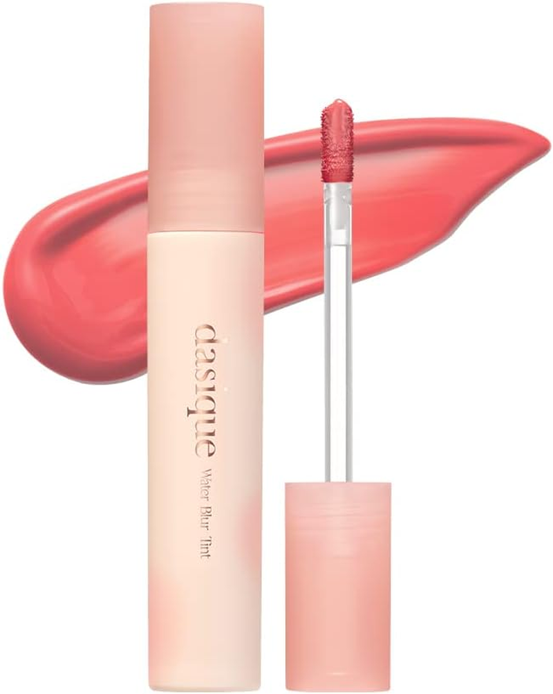 Dasique Water Blur Tint #04 Rosy Coral I Vegan, Cruelty-Free I Non-Sticky, Non-Greasy, Watery Formula Transforming into a Silky Finish