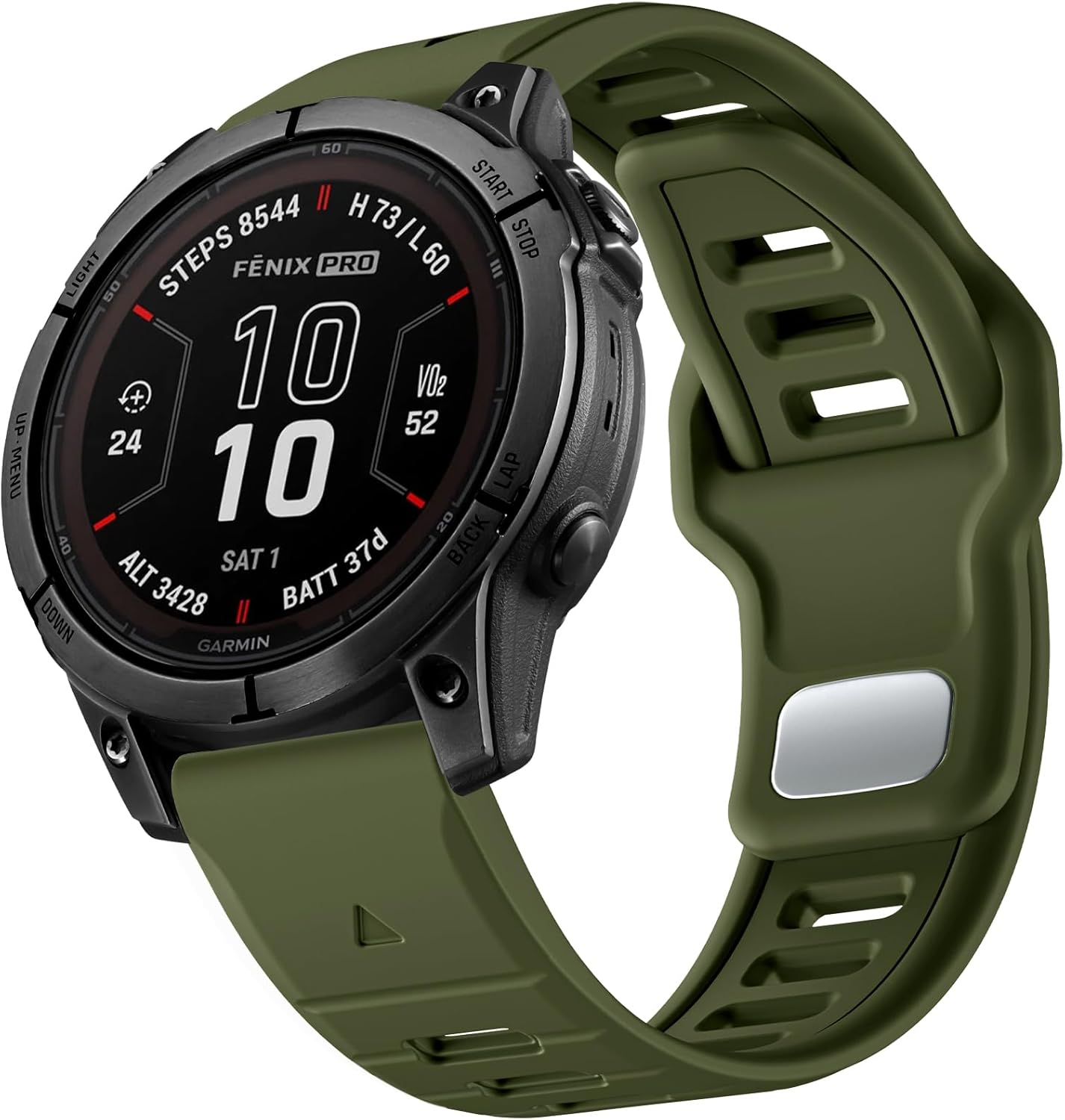 Negatta Quickfit 26Mm Band Replacement Compatible with Garmin Fenix 8 51Mm 7X 6X 5X Watch, Soft Silicone Sport Strap Also for Fenix 3 Hr/Instinct 2X Solar 3 50Mm /Enduro/Quatix/Tactix/Epix Pro 2