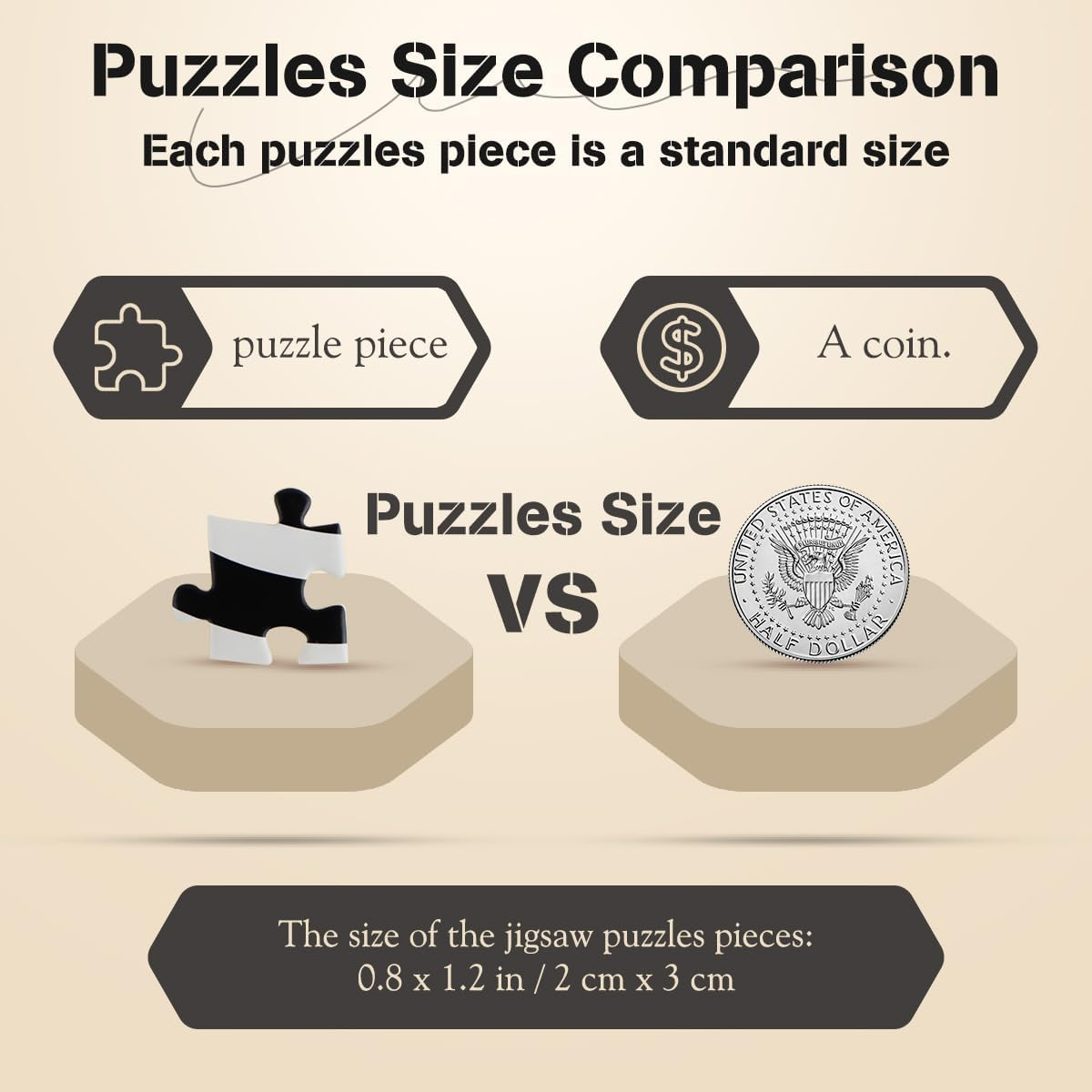 MISITU 1000 Pieces Jigsaw Puzzle for Adults - Black and White Strips Impossible Challenging Difficult Abstract Hard Puzzle - Christmas Home Decorations 28 X 20 Inch image number 5