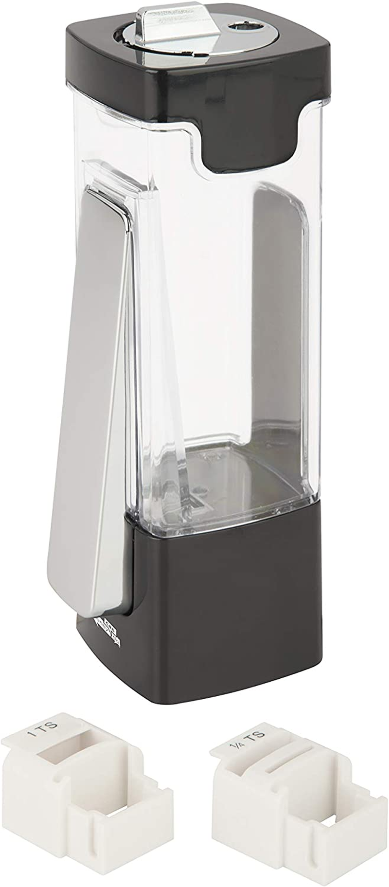 Zevro KCH-06073 Pro Sugar 'N More Dispenser - Silver Silver/Chrome 8 Oz