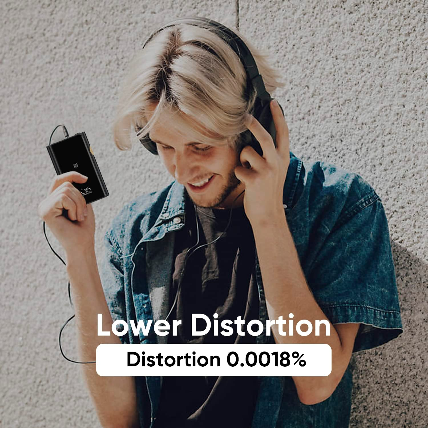 Shanling UP4 2022 Portable Balanced Bluetooth USB DAC Headphone Amplifier 2 X ES9219C DAC CSR8675 Chip 2.5Mm Balanced 3.5Mm Single Earphone Jack High Low Gain NFC HD Calling for Phone/Tv/Tablet/Pc/Car image number 1