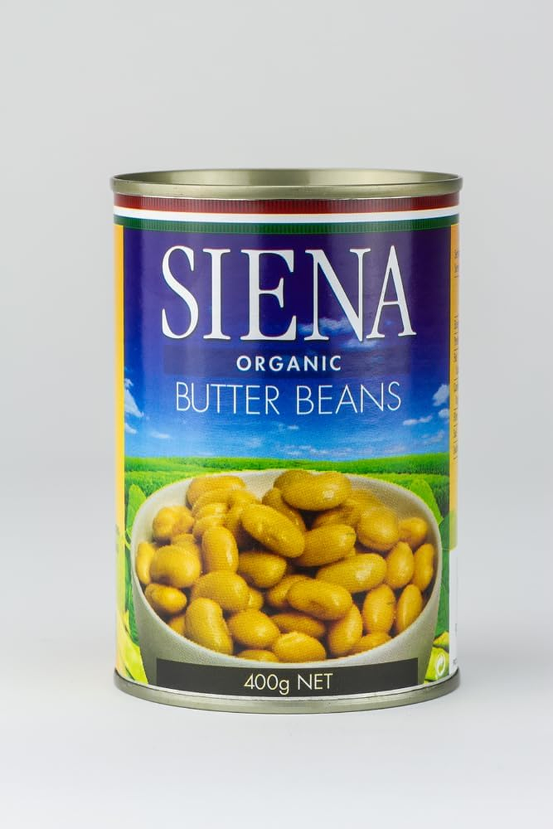 Siena Organic Butter Beans 400 G image number 1