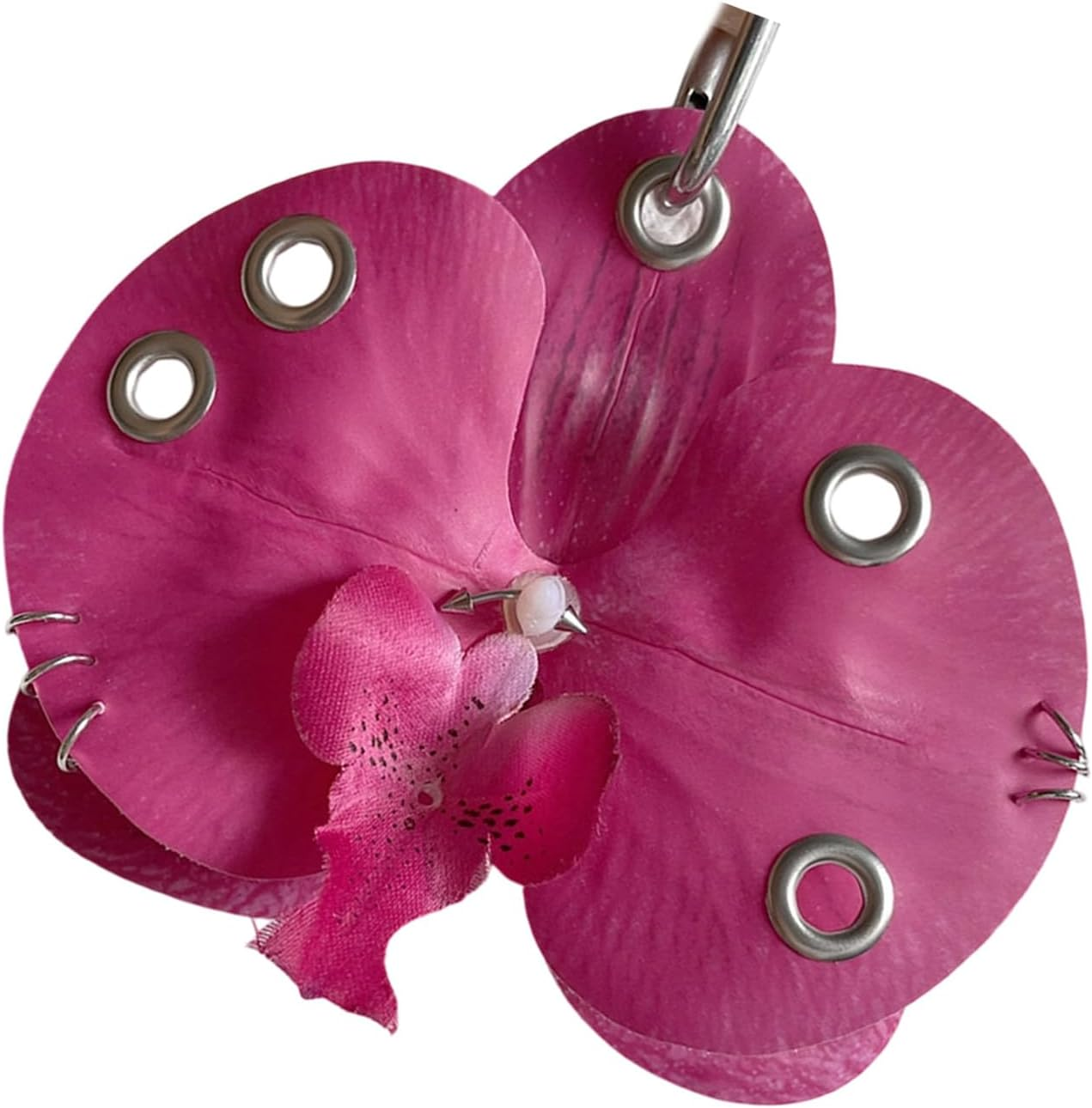 [Xinsheinelry] Artistic Pharaenopsis Shape Reusable Structure Key Chain Pendant Elegant Design Ornament for Practical Decoration Solutions