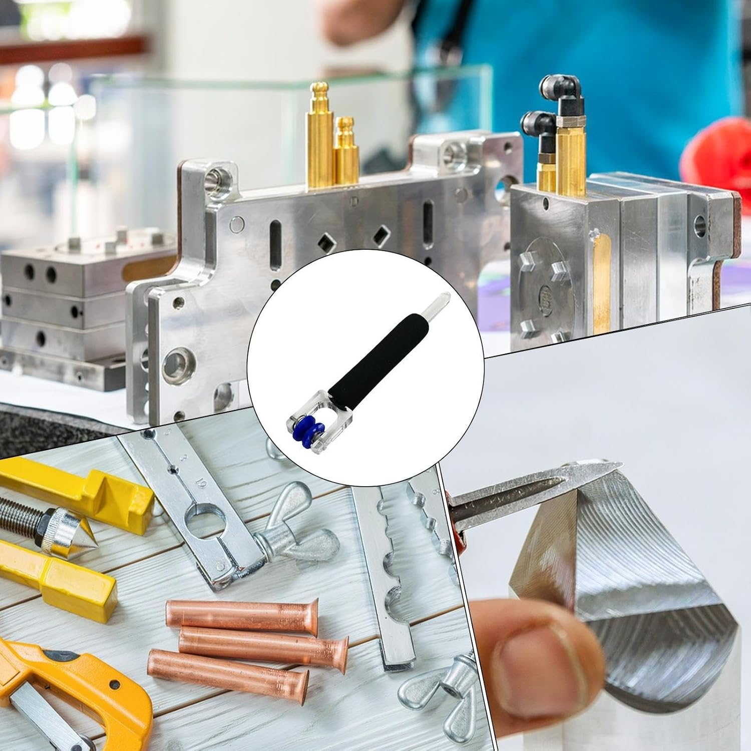 Multifunctional Aluminum Crimping Tool Foil Burner - Portable Foil Burner Crimping Tool - Ergonomic and Wear-Resistant Crimping Tool image number 4