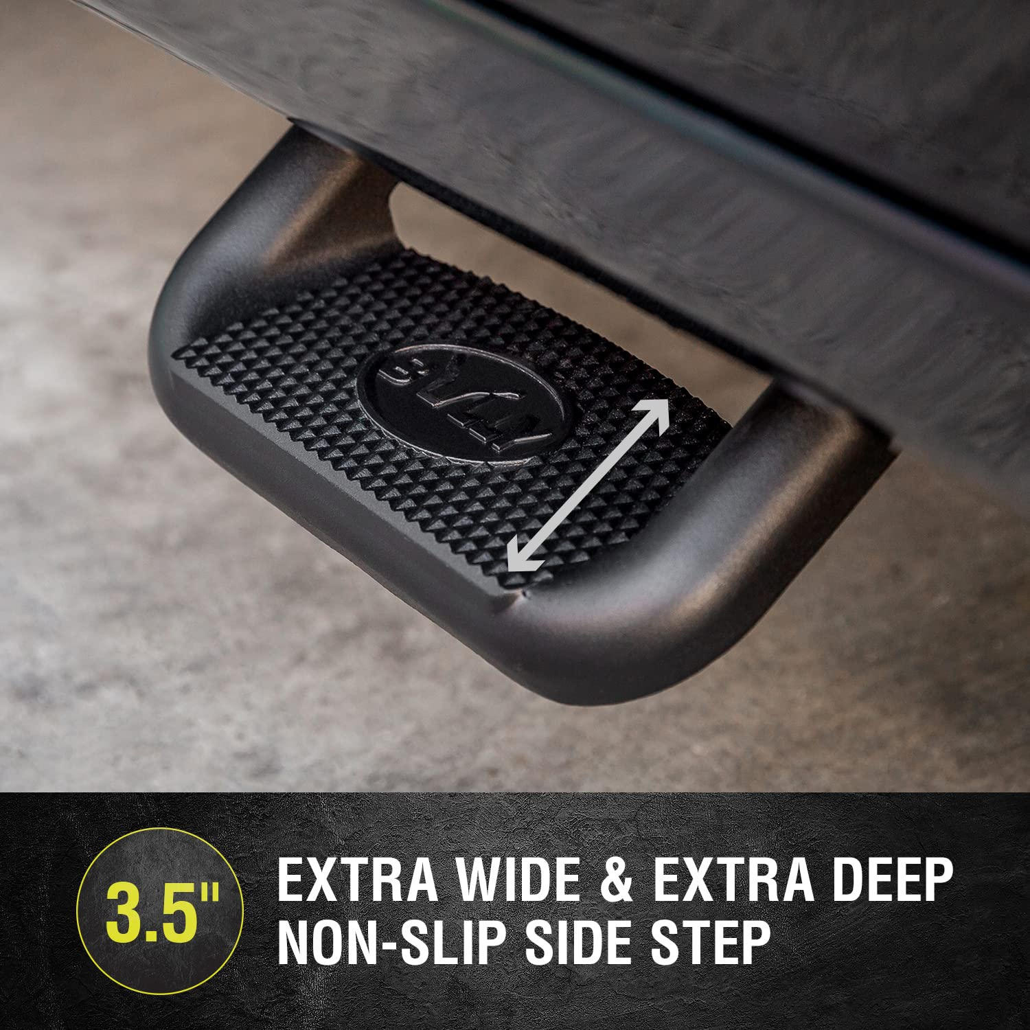 Bully Pilot Automotive BBS-1103 Aluminium Side Steps, Black image number 1