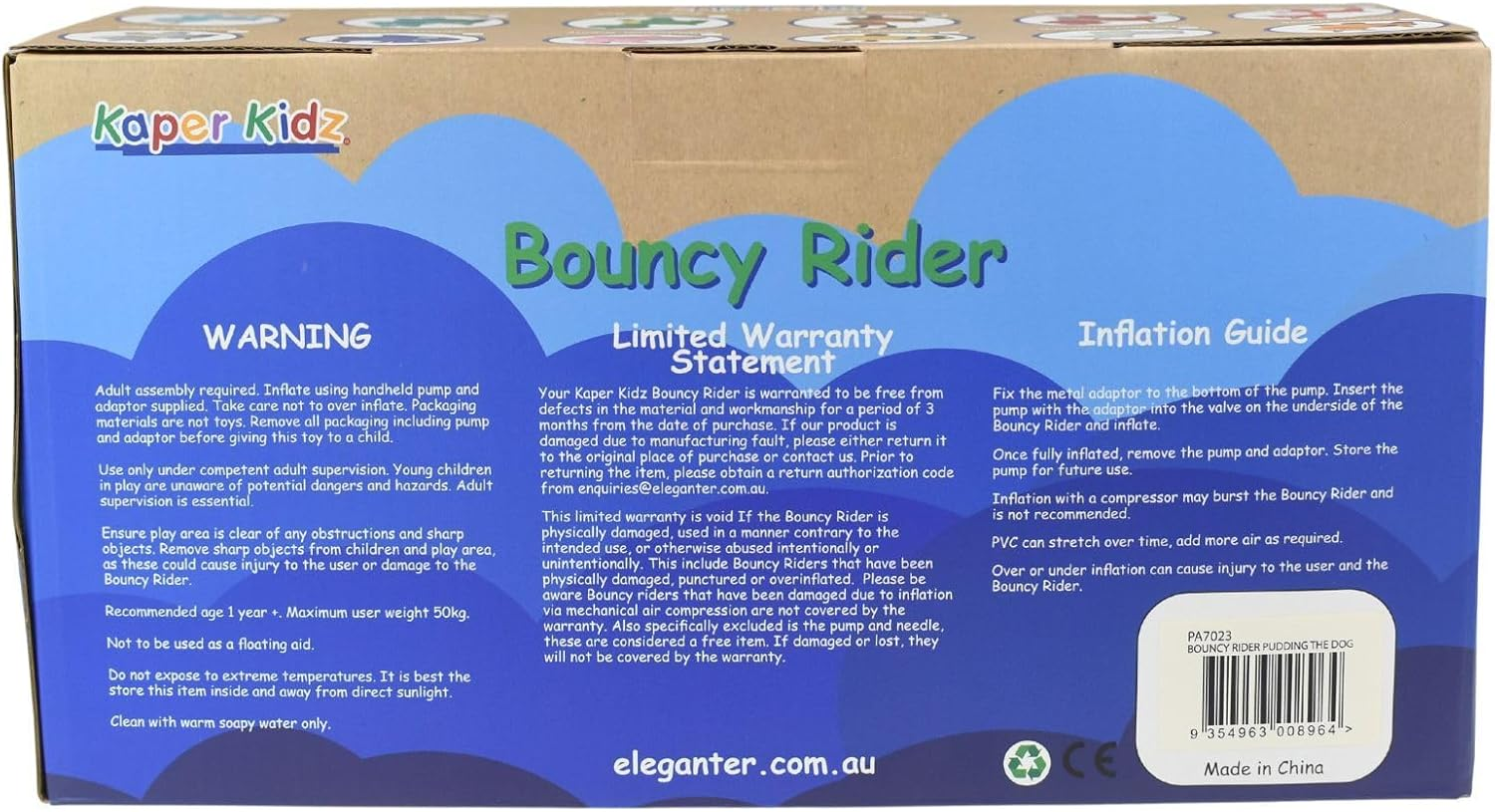 Kaper Kidz Bouncy Rider Ginger the Horse image number 3