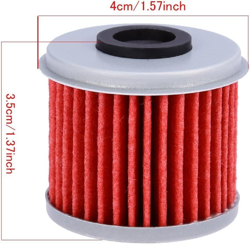 Oil Filter KN116 Compatible with Honda ATV TRX450R CRF250X CRF450X CRF250R CRF450R (10 Pack)