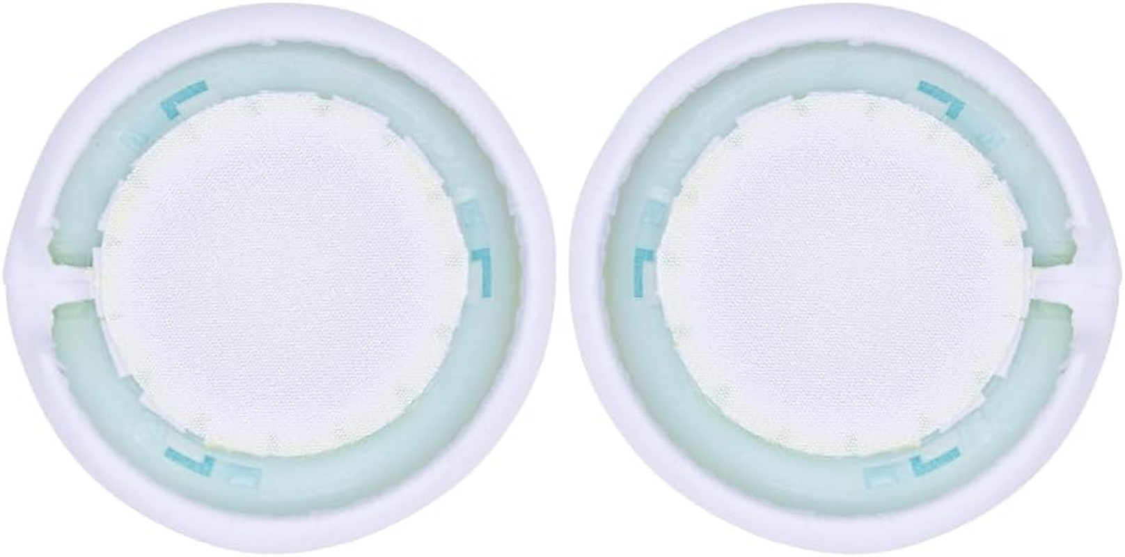 Ear Pads Replacement for Monster Beats by Dr. Dre Pro Detox Headphone by MMOBIEL - Memory Foam and Protein PU Ear Pad Cups Cover Cushions - Earpads Replacement &ndash; White image number 2