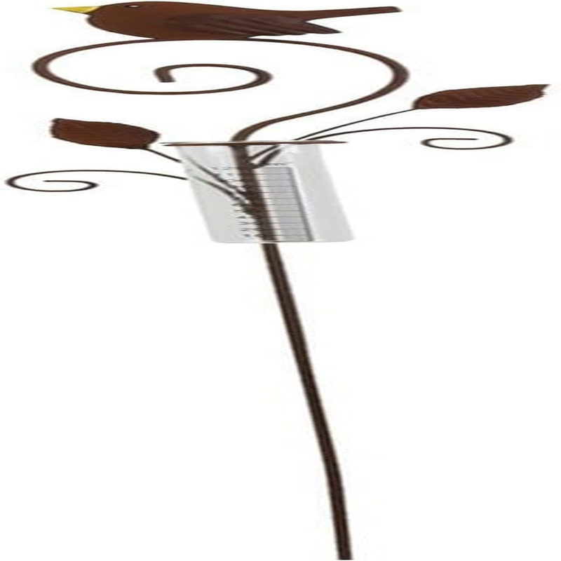 Rain Gauges Bird Rain Gauge for Measuring Precipitation Backyard Garden image number 6