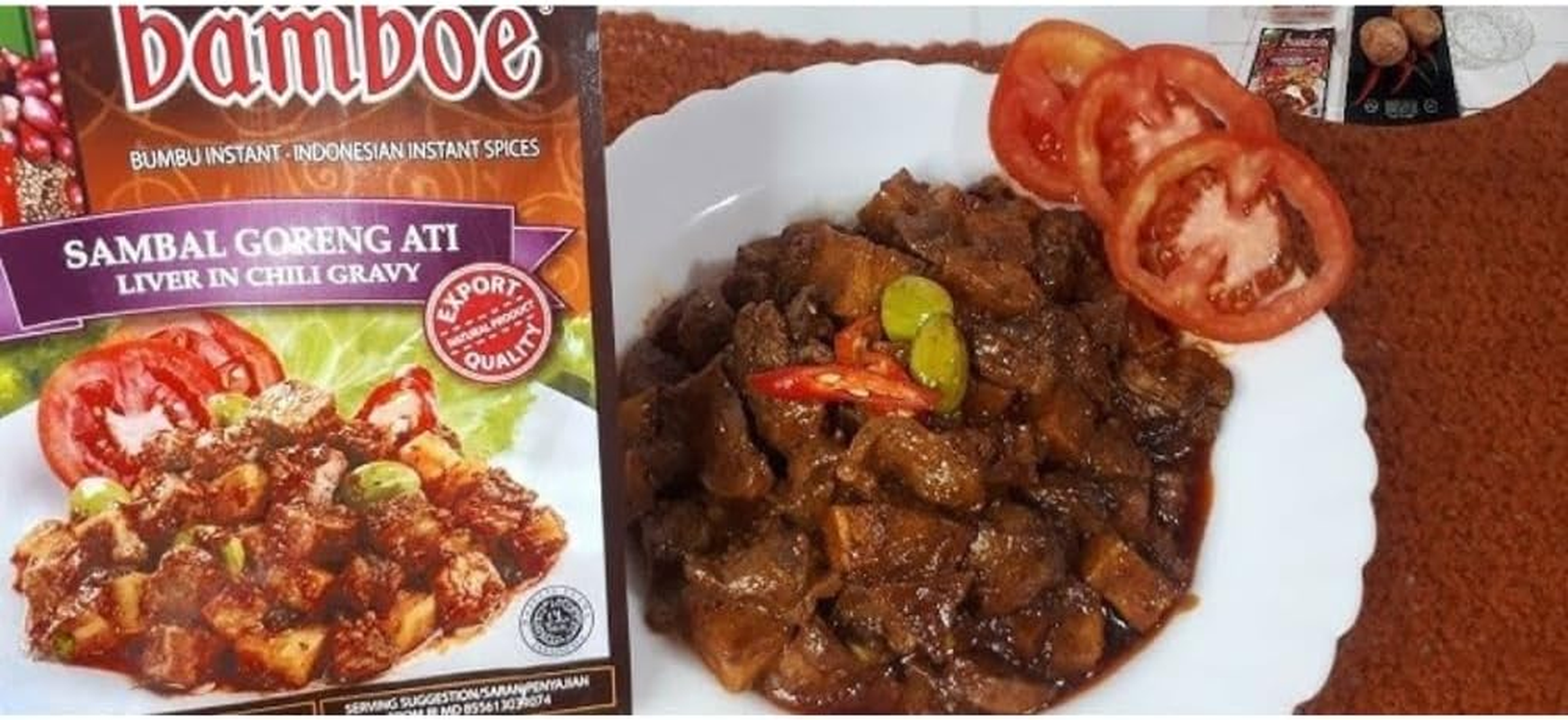Bamboe Instant Sambal Goreng Ati Spice Mix 54 G image number 4