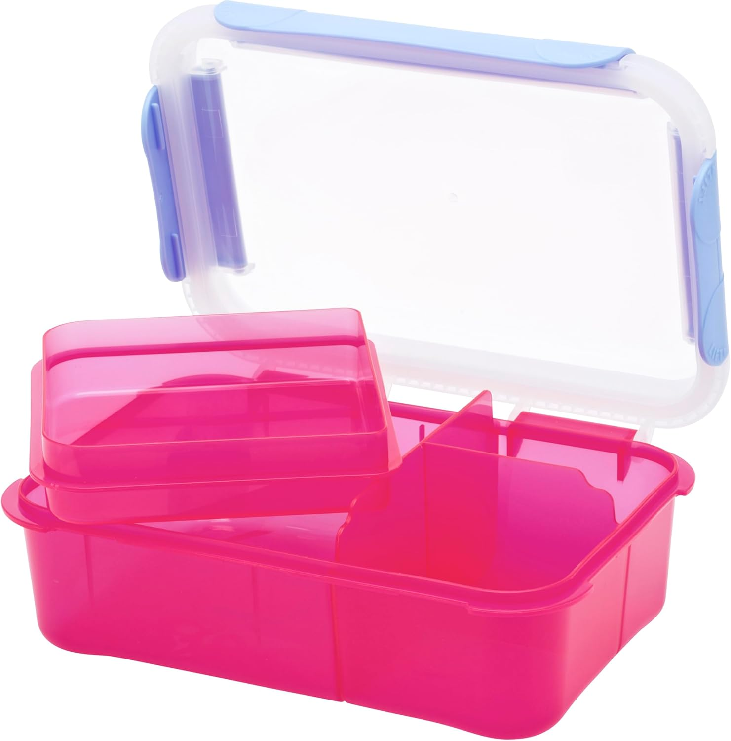 Smash Bento Lunch Box, Blue, 1.6 Liter Capacity - Fern Green image number 6