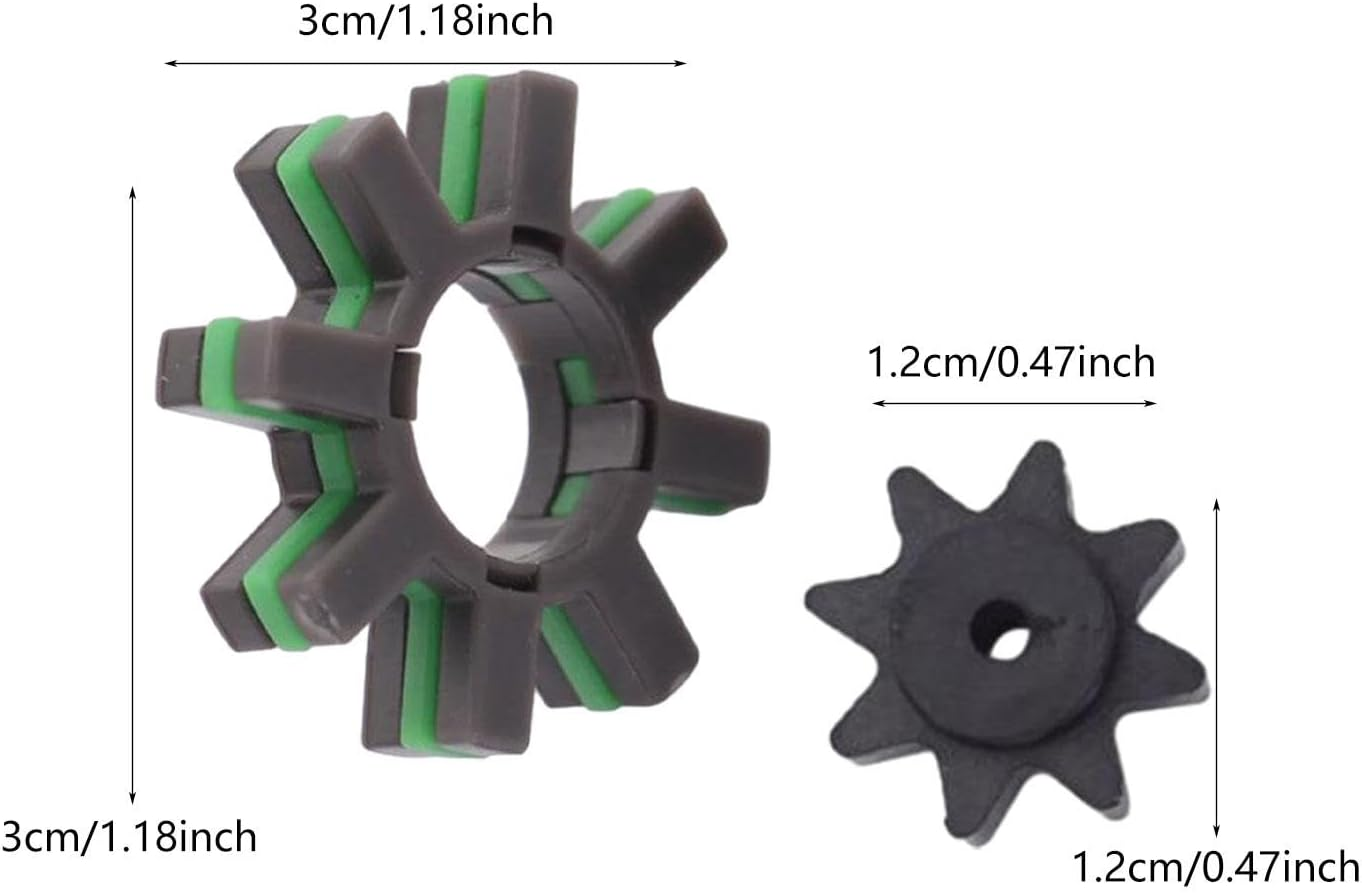 Jicsuxi 2 Pieces Damper Electric Power Steering Motor Shaft Kit Replacement Professional Replace Parts