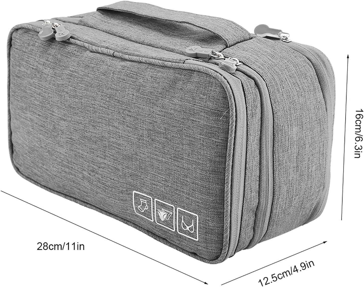 Uadme Multifunctional Waterproof Storage Bag for Data Cable Electronic Storage Travel Storage Bag Underwear Multi-Layer Packaging Storage Bag image number 5