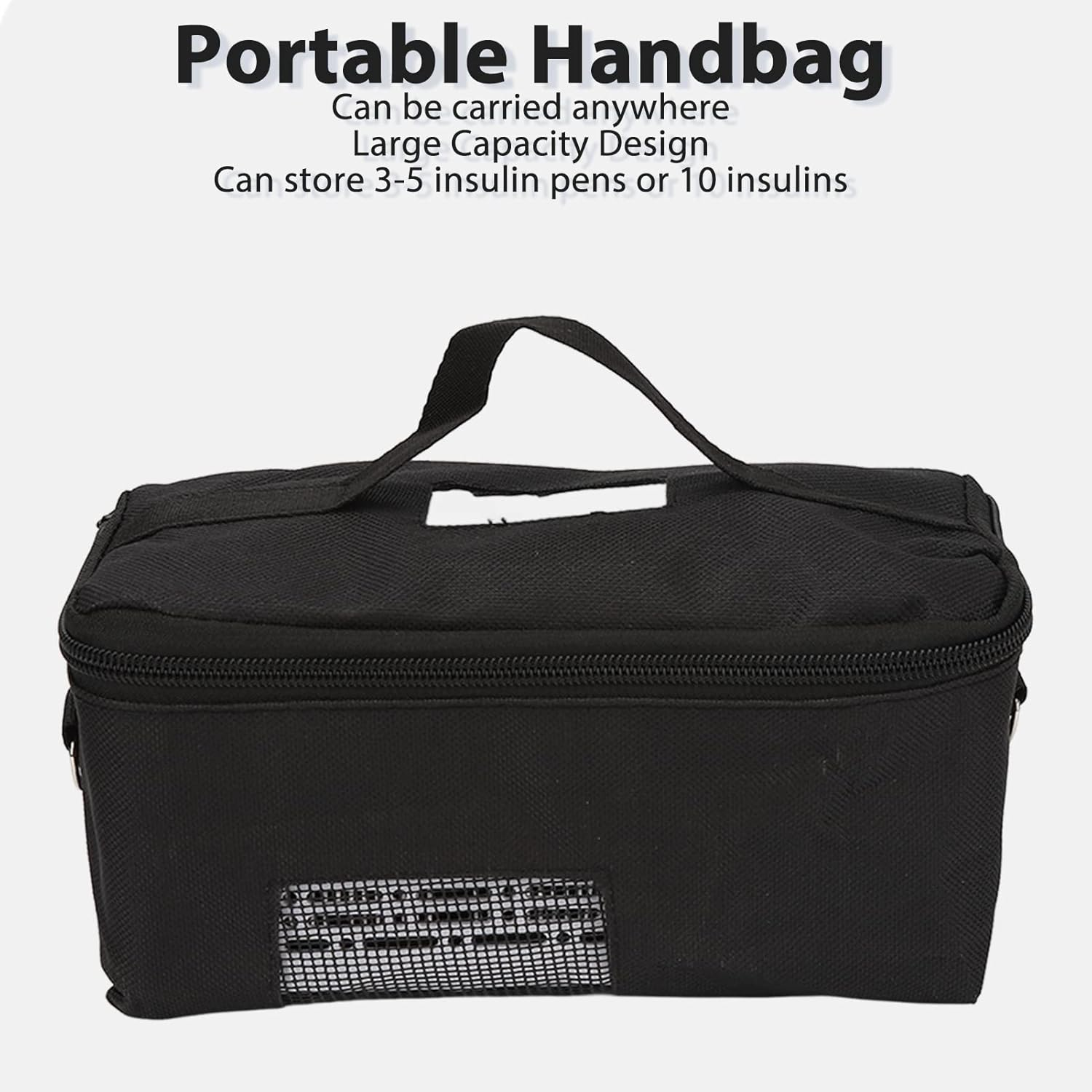 Insulin Fridge Box Mini Portable Medicine Constant Temperature Car Fridge Box Medication Pouch Blood Glucose Cold Diabetes Insulin Insulin Hot Cold Kit for Storage Diabetic Medicine image number 5